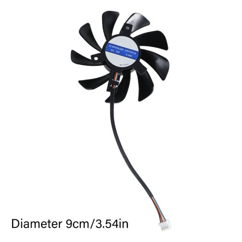 GPU Cooling Fan 90mm CF9015H12S 4Pin 12V VGA Graphics Card Fan for 1070Ti - Afbeelding 8 van 8