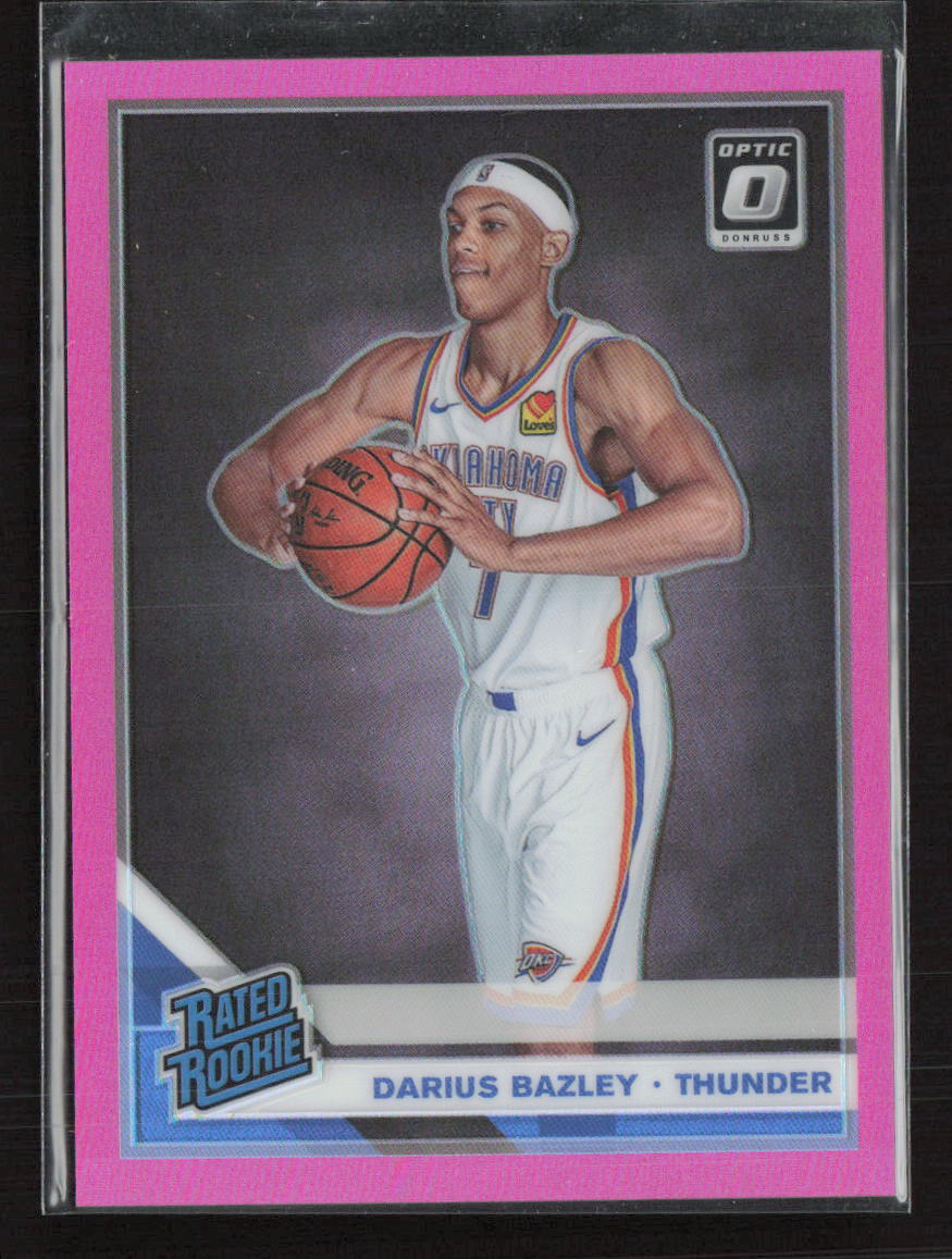 2019-20 Donruss Optic #156 Darius Bazley Pink #/25 Oklahoma City Thunder (U)
