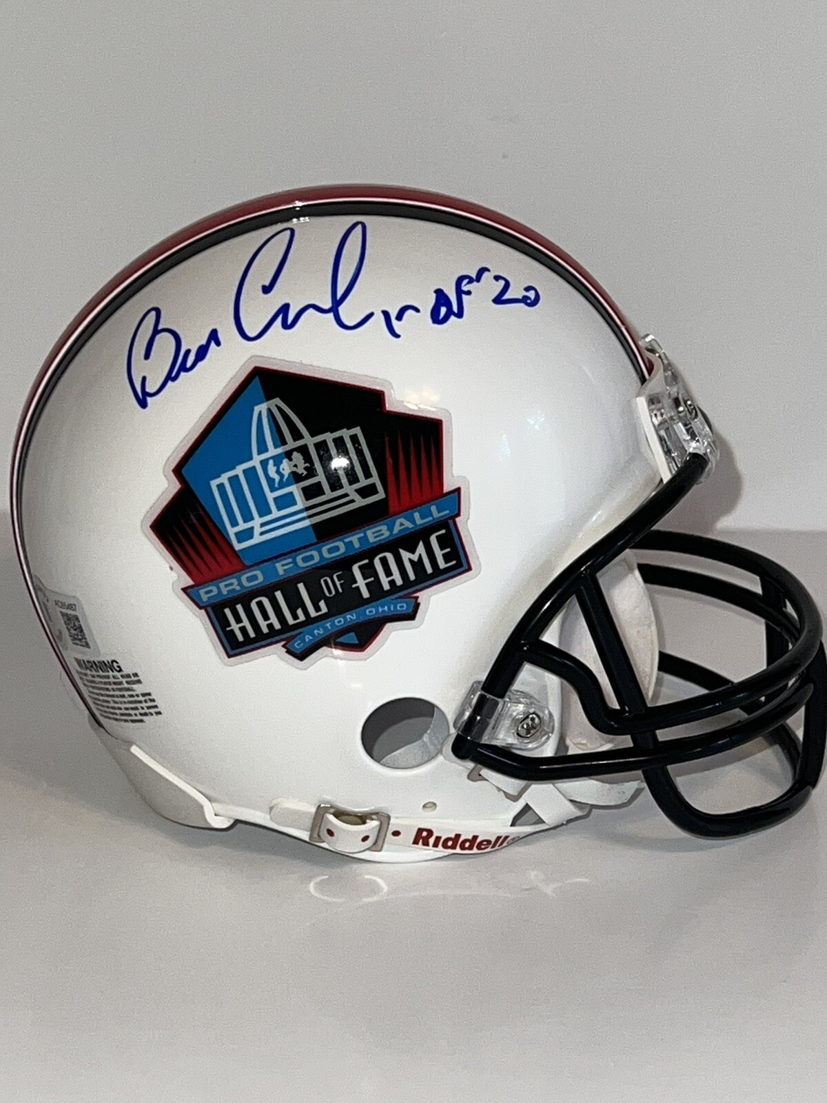 Bill Cowher Autographed Signed Pittsburgh Steelers Hall Of Fame NFL Mini Helmet PITTSBURG STEELERS Beckett COA 