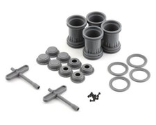 JConcepts Tribute 1/24th Mini Monster Truck Wheels (Grey) (4) [JCO3442G]