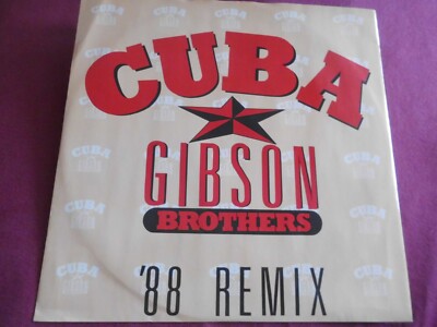 Gibson Brothers (3612) Cuba ('88 Remix) MAXI-Si. 12'' 45 RPM 1988 Debut Edge Rec.