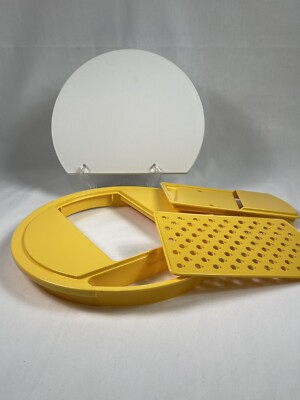 Mixed Lot Replacement Tupperware Cutting Board, Grater/Shredder, Slicer, 4 Pcs