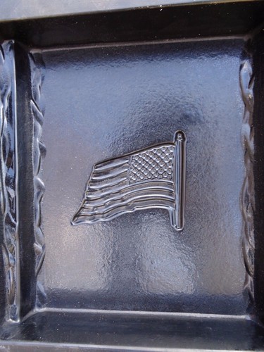 .150 plastic flag bench leg 1 mold for small bench top molds 12" x 11" x 2.25" - Picture 2 of 4