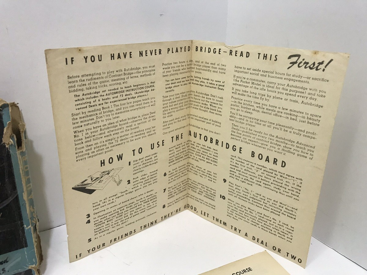 AutoBridge Auto Bridge Deluxe Pocket Model Complete Game Set