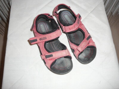 ECCO Trekking Sandalen Gr. 34 Mädchen Rot Klett##