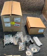 Box of 4 Allegion Storeroom Mortise/Exit Lock, Latitude Lever,Gala Rose MA581LTG