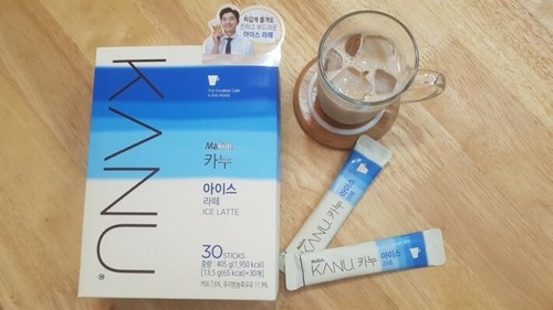 Maxim KANU ICE Latte Coreano Mezcla de Café Instantáneo Colección 10/30/60 Palos - Imagen 3 de 15
