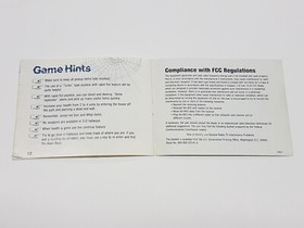 Fester's Quest Authentic Original NES Nintendo Manual Only