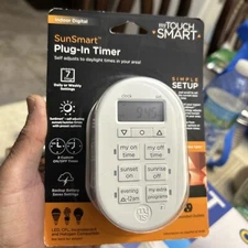7-Day Programmable Indoor Plug-In Digital Timer by myTouchSmart
