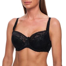 Full Coverage Minimizer Plus Size Underwire Padded Comfortable Lace Figure Bra