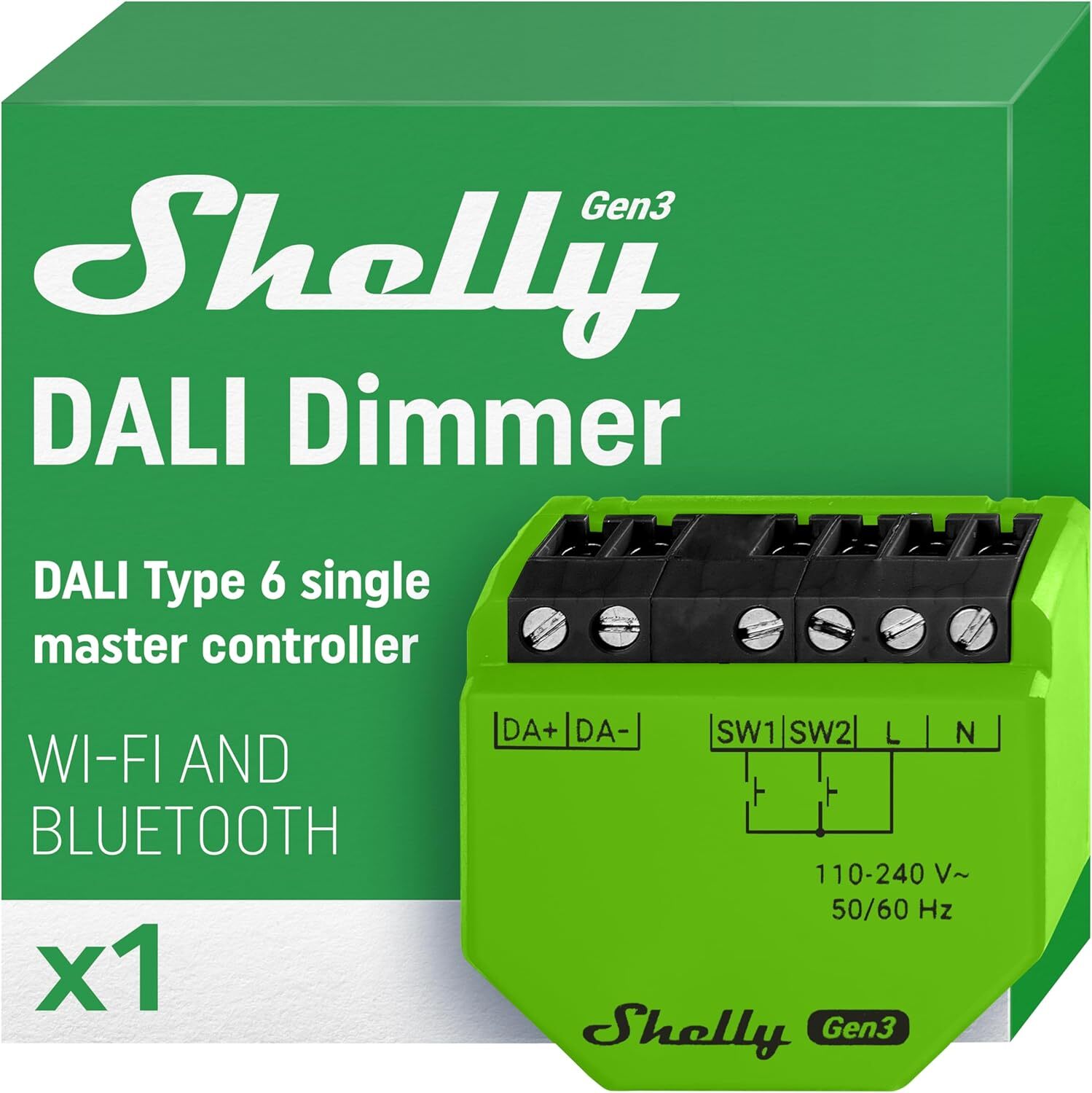 Shelly DALI Dimmer Gen3 WiFi Matter - Dimmer Professionale per LED
