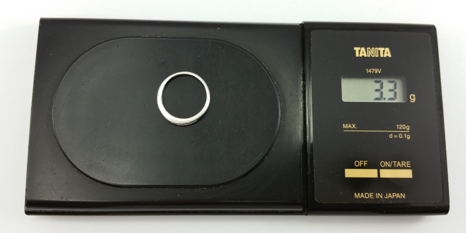 Unique Solid Platinum Princess Cut Invisible Sett… - image 12