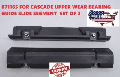 671165 X2 CASCADE SIDESHIFTER UPPER WEAR BEARING GUIDE SLIDE SEGMENT ...
