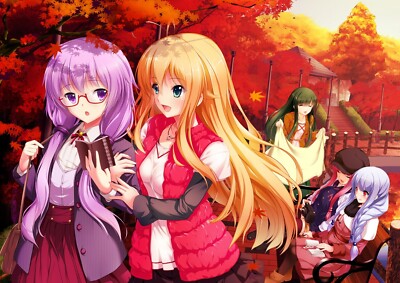 Anime fall glasses vocaloid kotonoha akane aoi touhoku CCG Gaming Mat Desk