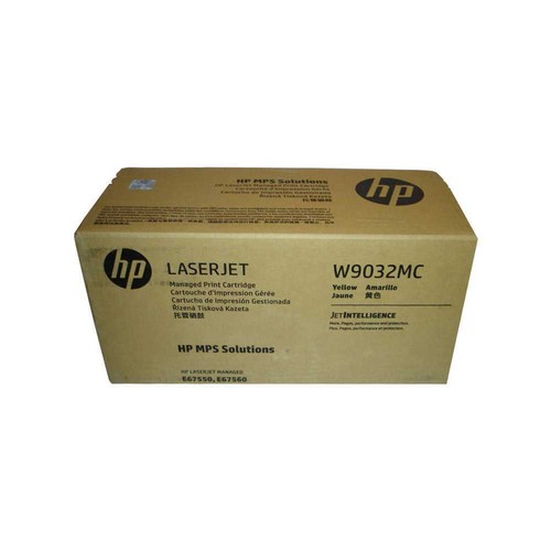 HP Toner W9032MC Yellow gelb f. HP LaserJet MFP E67550 E67560 E67650 E67660, OVP