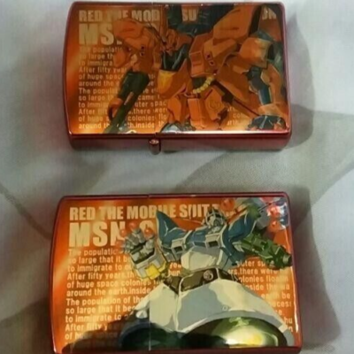 Used Zippo Gundam Lighter Sazabi Zeong 2-piece set Rare Zippo body 