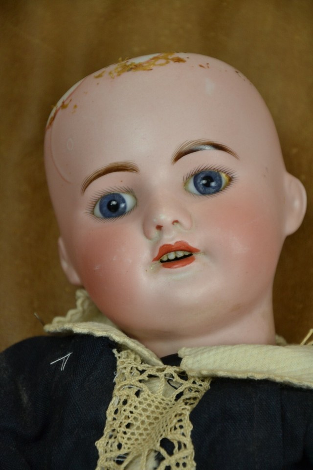 Tête De Poupée Ancienne SFBJ Paris 6 – Bisque, Années 1900, Bon état