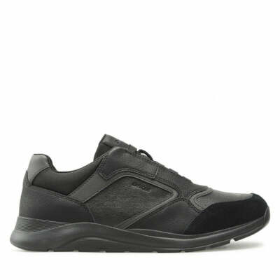 Men s Casual Trainers Geox Damiano Black