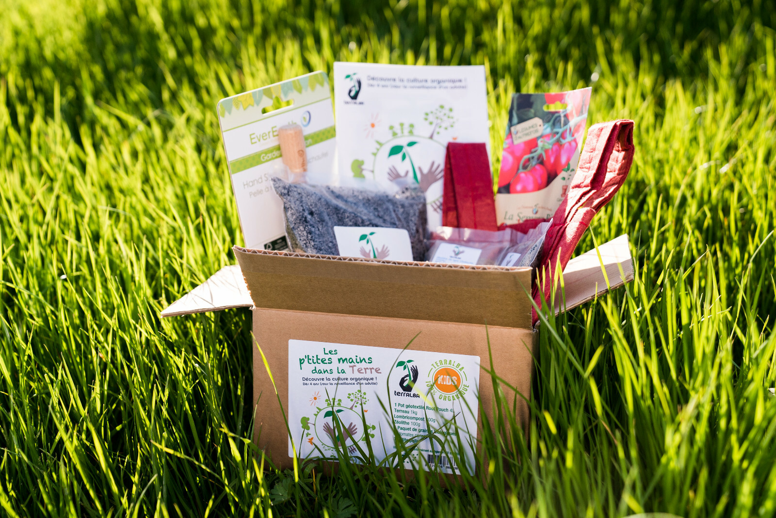 Le Petit Panier Culture organique kit nature pour occuper les enfants de 4 ans
