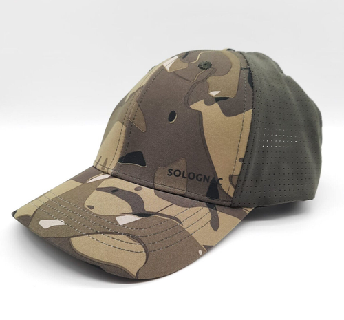 SOLOGNAC Jagd-Schirmmütze 520 camouflage one size Unisex 56-60 cm Cap Grün Uni