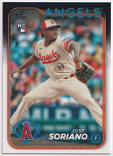 2024 Topps #15 Jose Soriano RC Los Angeles Angels