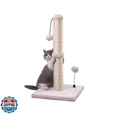 MECOOL Cat Scratching Post Premium Basics Kitten Scratcher Sisal Scratch Post