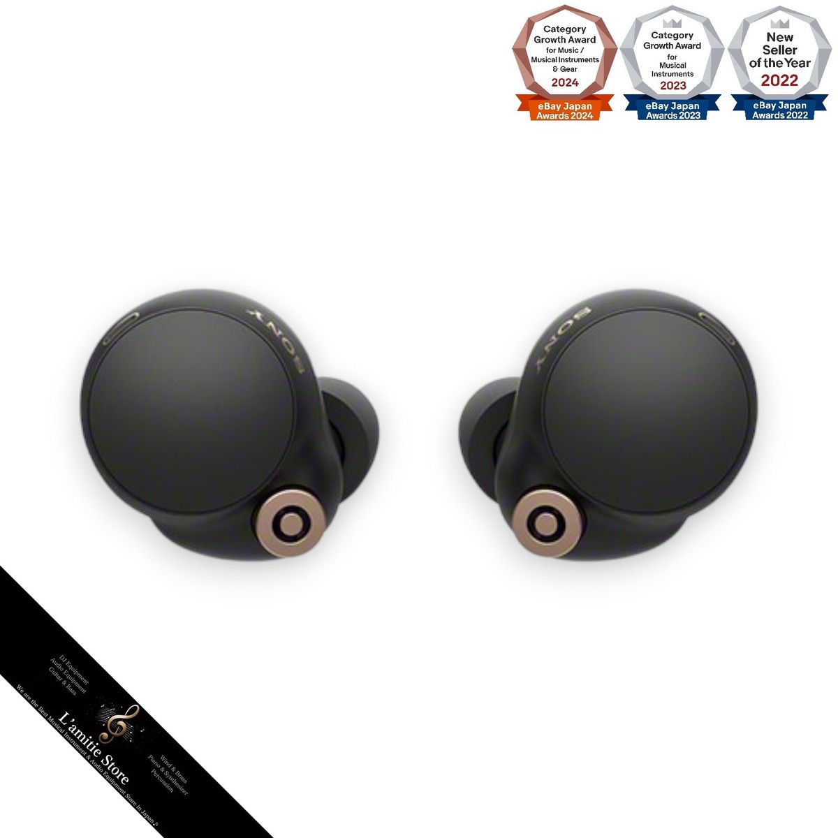 Sony WF-1000XM4 BK Black WF100XM4 WF1000 Wireless earphones Japan