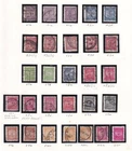 NEW ZEALAND SUPERB  1947 PICTORIALS LIFE INSURANCE DIFF PERFS REDUCED BY 20%