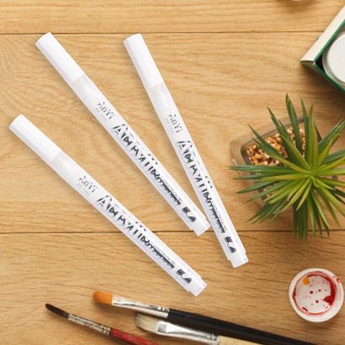 1/3/6 Pcs White Paint Pen Premium Acrylic Paint Pen for Artist