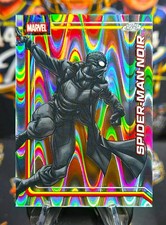 2026 Topps Chrome Marvel Spider-Man Noir RayWave Refractor #165