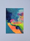 ACEO Original, Abstract Painting #5 Jackie T Creates, Vibrant  — photo 1
