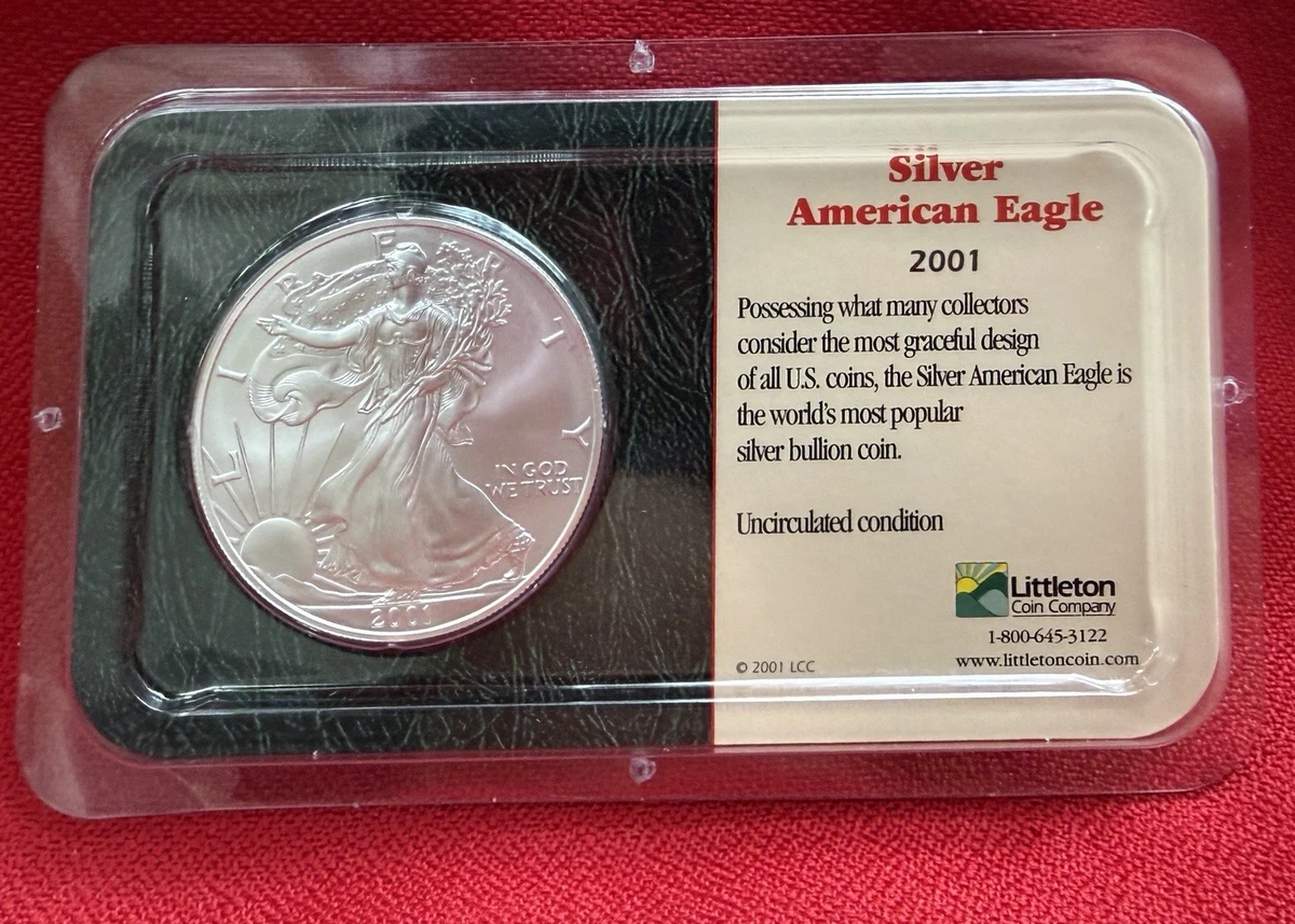 American Eagle Ungraded 2001 Silver Bullion Coins for sale | eBay