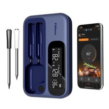 WiFi Wireless Meat Thermometer with Bluetooth, Bluetooth Meat Thermometer for...