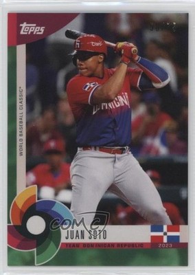 2023 Topps World Baseball Classic Global Stars Green 50/75 Juan Soto #1 o7m