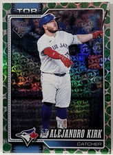 2026 Topps Series 1 Alexander Kirk Spring Training Green Foil #10/99 Blue Jays