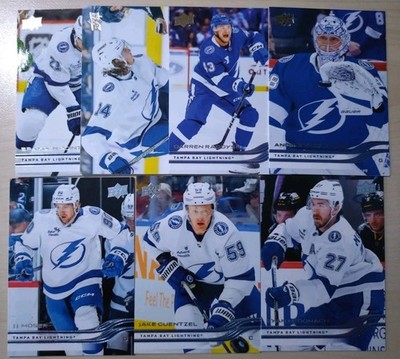 NHL Teamset Tampa Bay Ligtning Upper Deck Series 2 2024-25 - 7 Karten