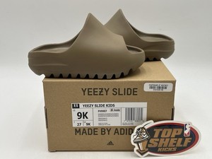 adidas gazelle silver green womens YEEZY Yeezy Slide "Flax"  Stadium Goods