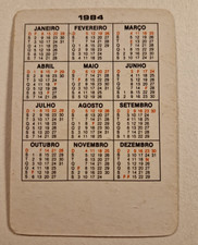 Vintage erotic pocket calendar from 1984 — Champagne-themed couple scene