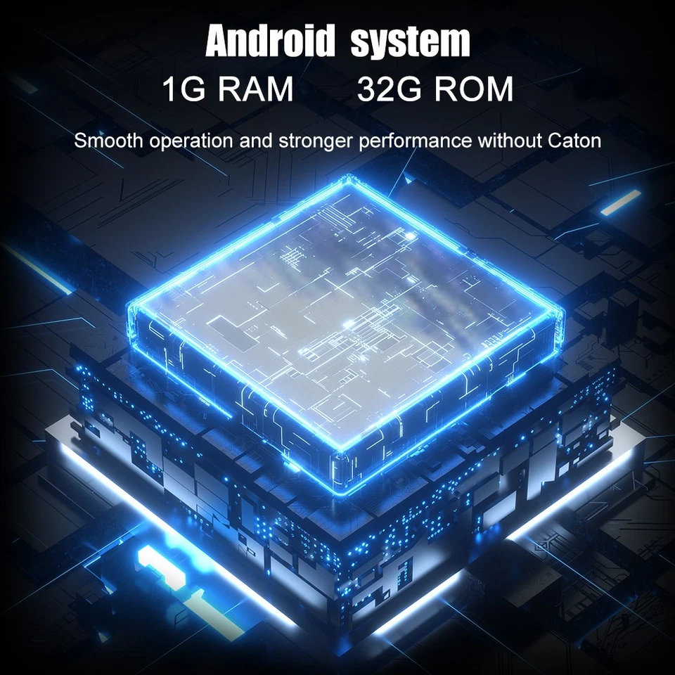 Radio de Coche 7" Carplay Android 14 32G GPS Navi WiFi Para VW Golf Touran Jetta - Imagen 3 de 4