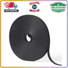 1/2in x 100ft Hook and Loop Roll | Double-Sided Strips, Self-Gripping Straps...