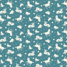 1/2 Yard Fabric - Barn Buddies - Azure by Belle & Boo for Michael Miller
