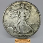 1945-D Walking Liberty Half Dollar, 90% Silver - #C59149NQ