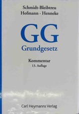GG, Kommentar zum Grundgesetz. Schmidt-Bleibt...