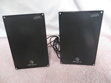 Vtg Targus NXT Flat Panel Computer Speakers - 3" x 4.75" - AEM0805CA