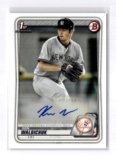 2020 1st Bowman Paper Prospect Ken Waldichuk Auto Autograph #PA-KW
