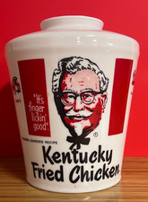 Vintage KFC Milk Glass  Bucket Globe Light Sh...