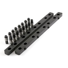 Speedmaster Pce259.1002.02 Rocker Stud Girdle W716 Polylock Nuts Blk For Sbc