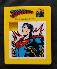 Vintage DC Comics 1978 Superman Sliding Puzzle Toy