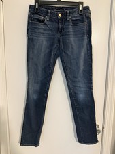 American Eagle Outfitters Skinny High Rise Stretch Medium Wash Blue Denim Jeans