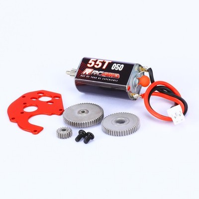 RCAWD for Axial 1/24 SCX24 Upgrade Parts Transmission Gears 55T 050 Motor Mount